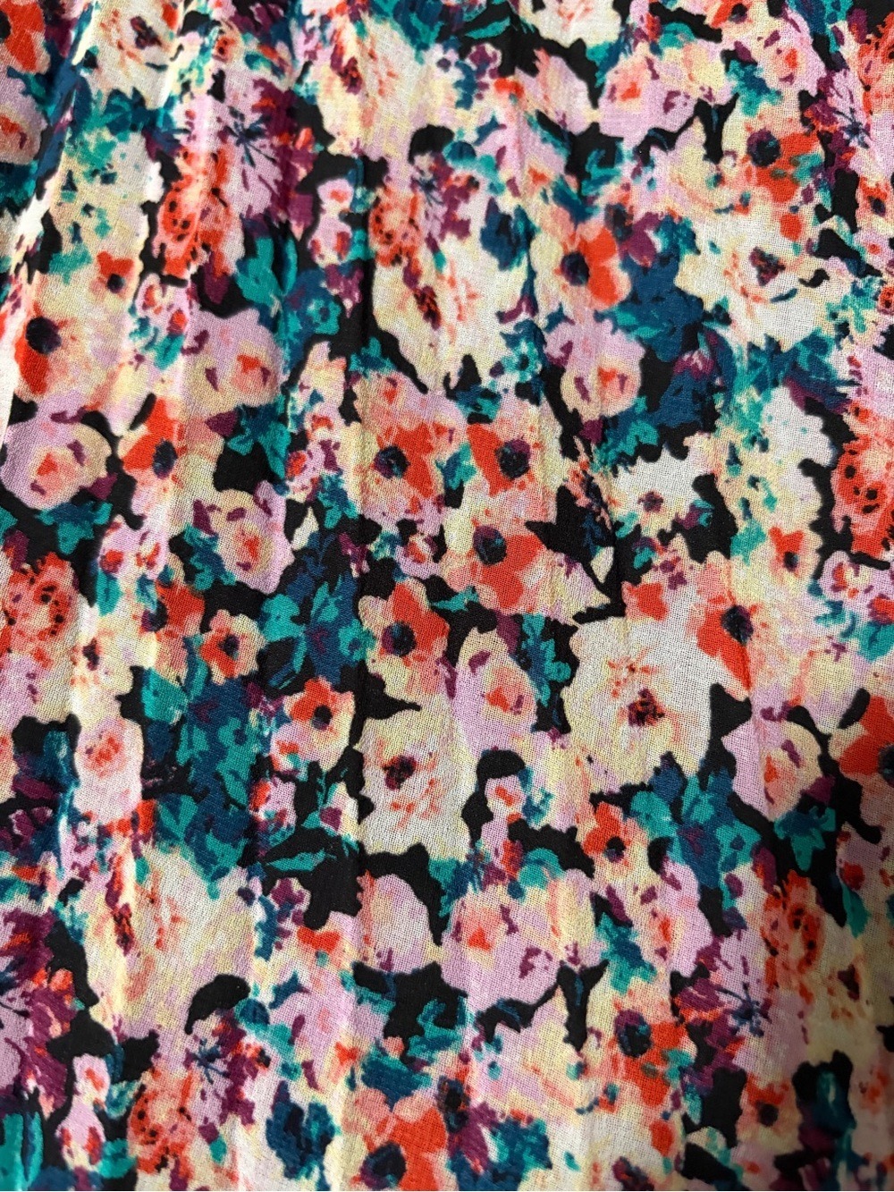 Disney Cinderella Collection Floral Pleated Maxi Skirt Size L - Picture 3 of 5